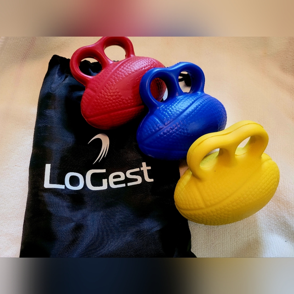 New Hand Grip Strengthener Set - Red, Blue, Yellow